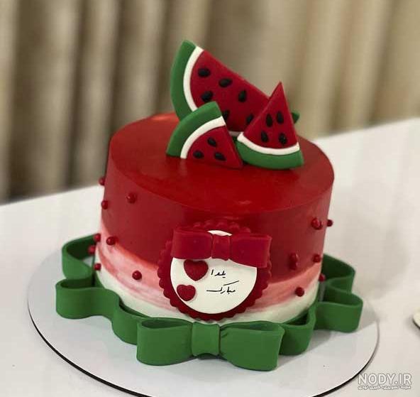 عکس کیک تولد یلدایی
