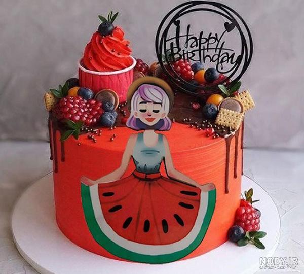 عکس کیک شب یلدا ساده خانگی عکس کیک شب یلدا ساده خانگی