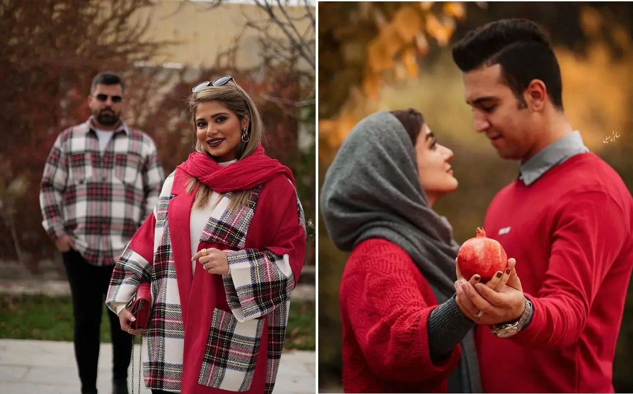 عکس یلدا سه نفره - عکس نودی عکس یلدا سه نفره - عکس نودی