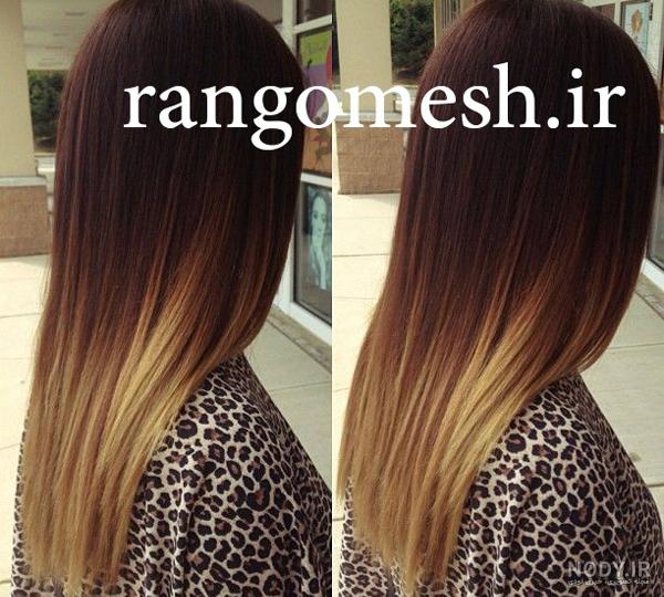 مدل رنگ موی جدید و شیک پاییزی با تم قهوه ای و بلوند عسلی مدل رنگ موی جدید و شیک پاییزی با تم قهوه ای و بلوند عسلی