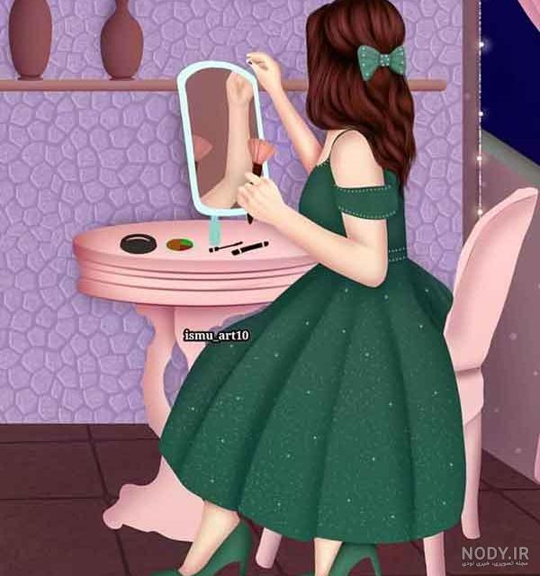 کارتونی عکس دخترانه فانتزی جدید برای پروفایل