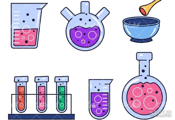 عکس آزمایشگاه کارتونی
