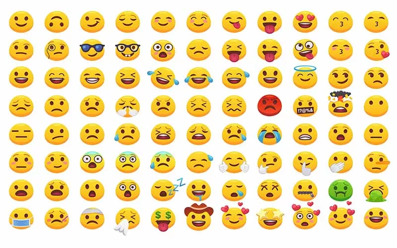  عکس ایموجی خنده بزرگ