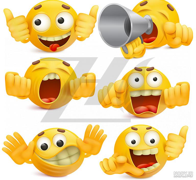  عکس ایموجی خنده بزرگ