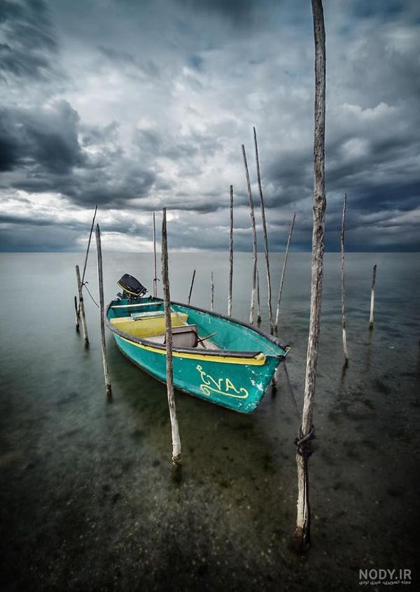 عکس دریا در شب برای پروفایل