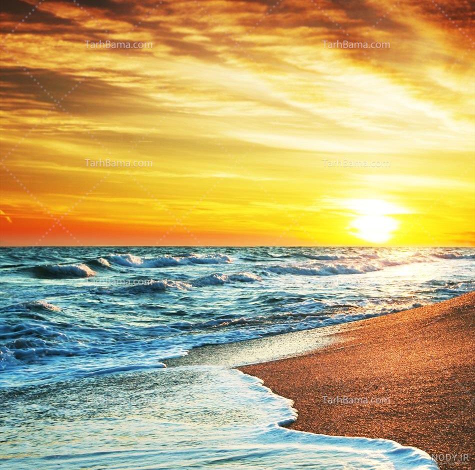 عکس دریا در شب برای پروفایل