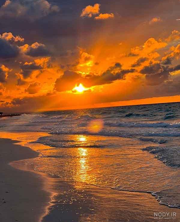 عکس دریا در شب برای پروفایل