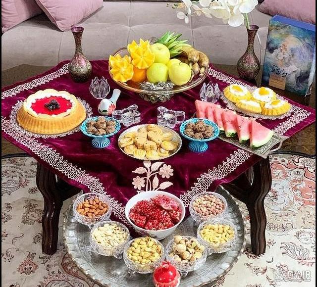 بیش از ۱۲۰ نمونه تزیین سفره شب یلدا سنتی و مدرن ۱۴۰۲ - ستاره بیش از ۱۲۰ نمونه تزیین سفره شب یلدا سنتی و مدرن ۱۴۰۲ - ستاره