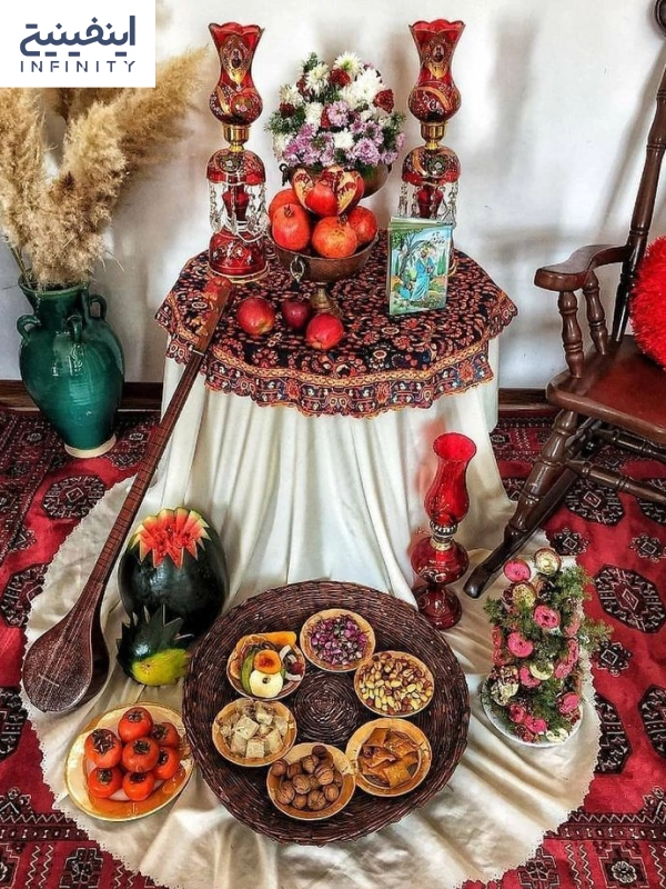 عکس ایده برای چیدن سفره شب یلدا - عکس نودی عکس ایده برای چیدن سفره شب یلدا - عکس نودی