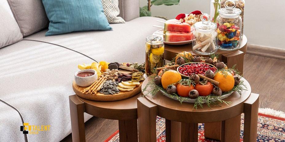 عکس ایده تزیین سفره شب یلدا عکس ایده تزیین سفره شب یلدا