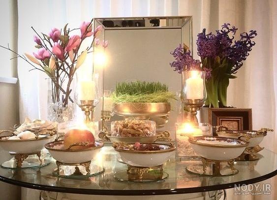 عکس بهاری نوزاد با هفت‌سین در خانه - مجله چند ماهمه