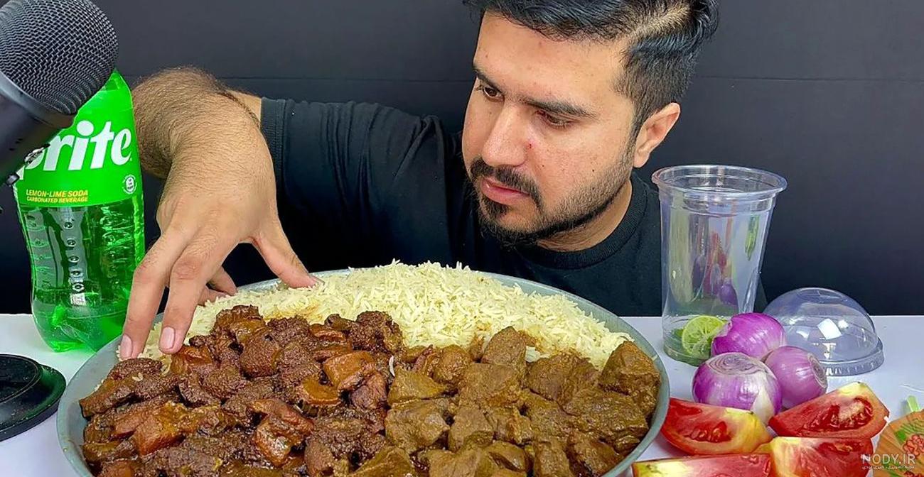 عکس خوردن غذا های خوشمزه با صدا