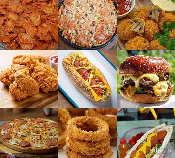 عکس خوشمزه ترین غذاهای فست فودی