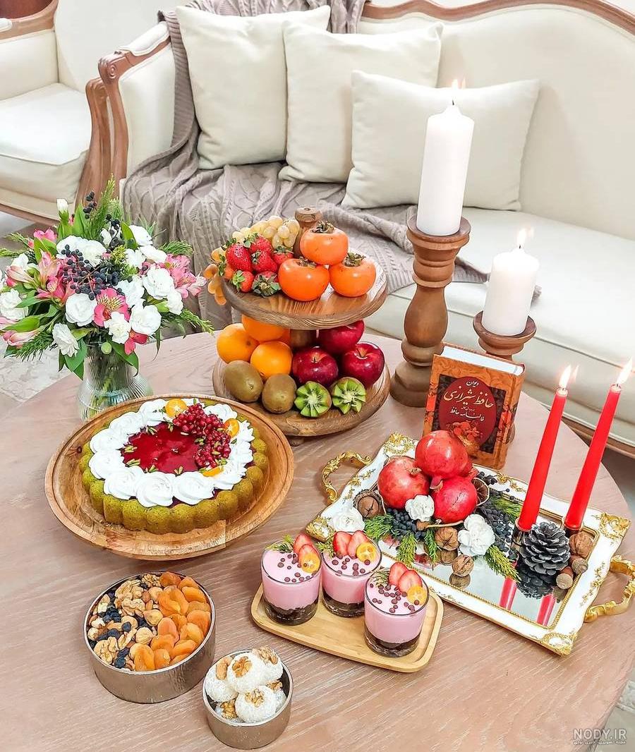 عکس شب یلدا سفره عکس شب یلدا سفره