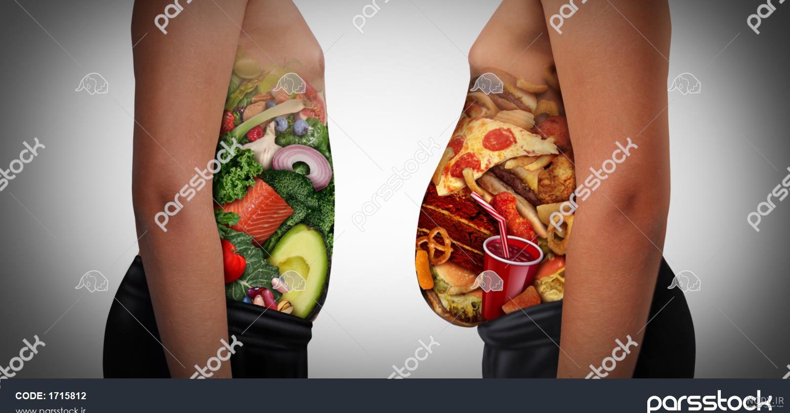 عکس غذای مفید و غیر مفید عکس غذای مفید و غیر مفید