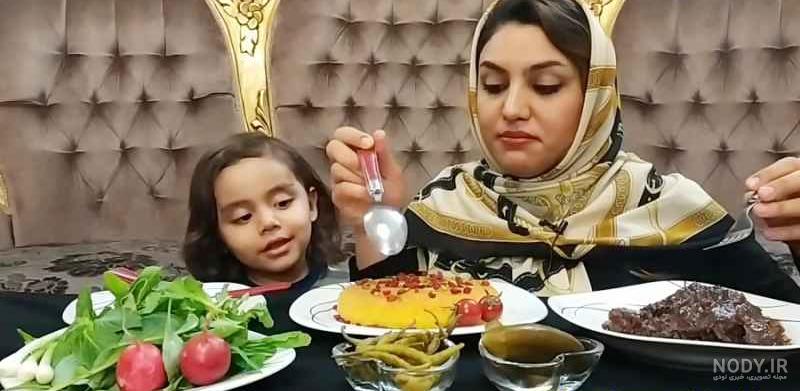 عکس چالش غذا خوری - عکس نودی