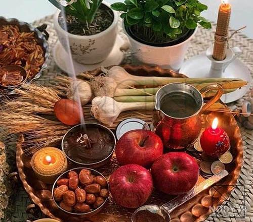 ژست عکس کنار سفره هفت سین - عکس نودی ژست عکس کنار سفره هفت سین - عکس نودی