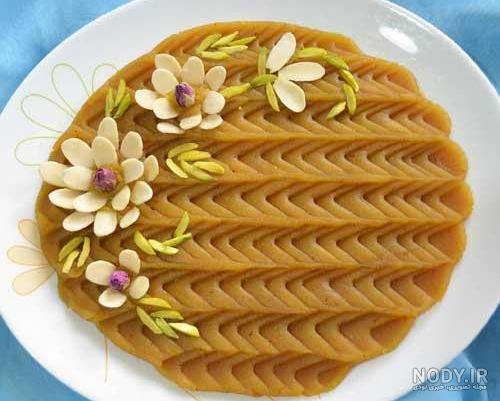 63 مدل تزیین حلوا مجلسی و شیک با ماسوره، چنگال و قالب برای مراسم ختم 63 مدل تزیین حلوا مجلسی و شیک با ماسوره، چنگال و قالب برای مراسم ختم