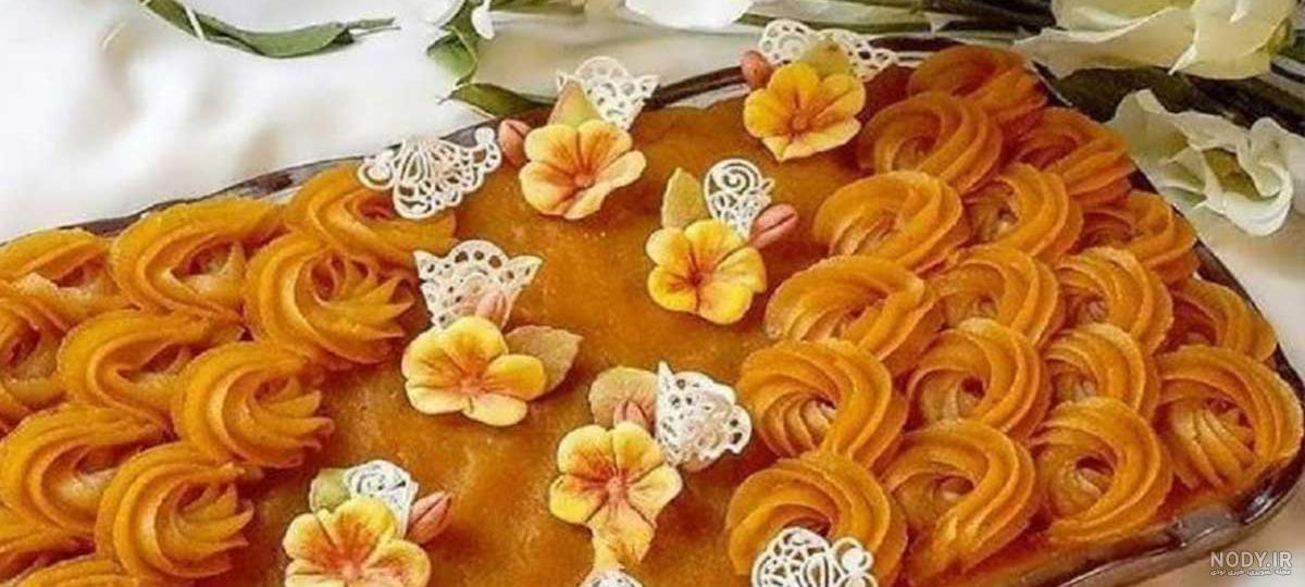 تصاویر تزیین حلوا مجلسی تصاویر تزیین حلوا مجلسی