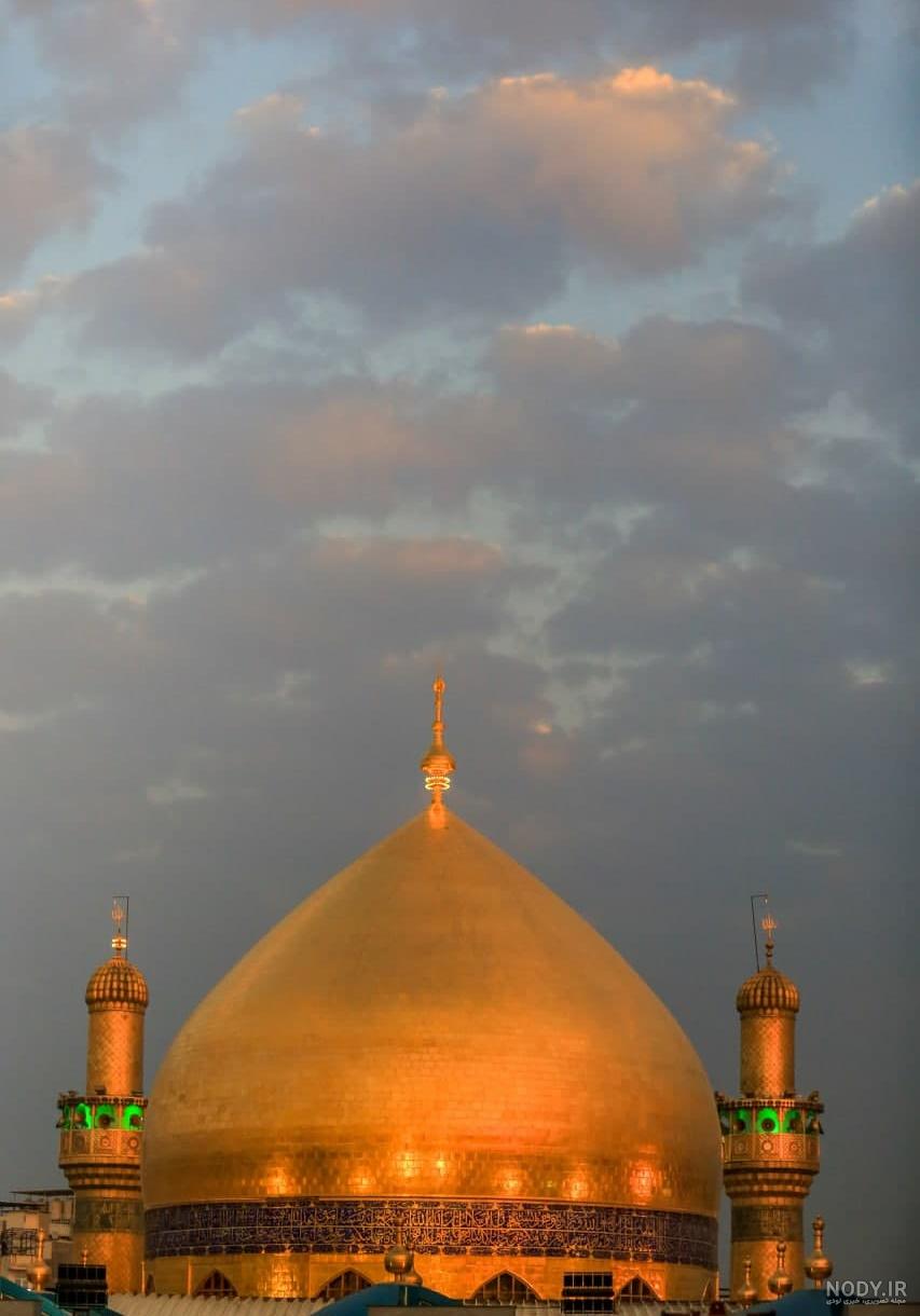 تصاویری از گنبد و گلدسته های حرم امیرالمومنین حضرت علی (علیه السلام) تصاویری از گنبد و گلدسته های حرم امیرالمومنین حضرت علی (علیه السلام)