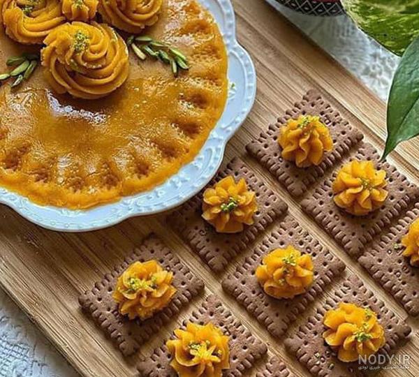 طرز تهیه ی حلوای زعفرانی طرز تهیه ی حلوای زعفرانی