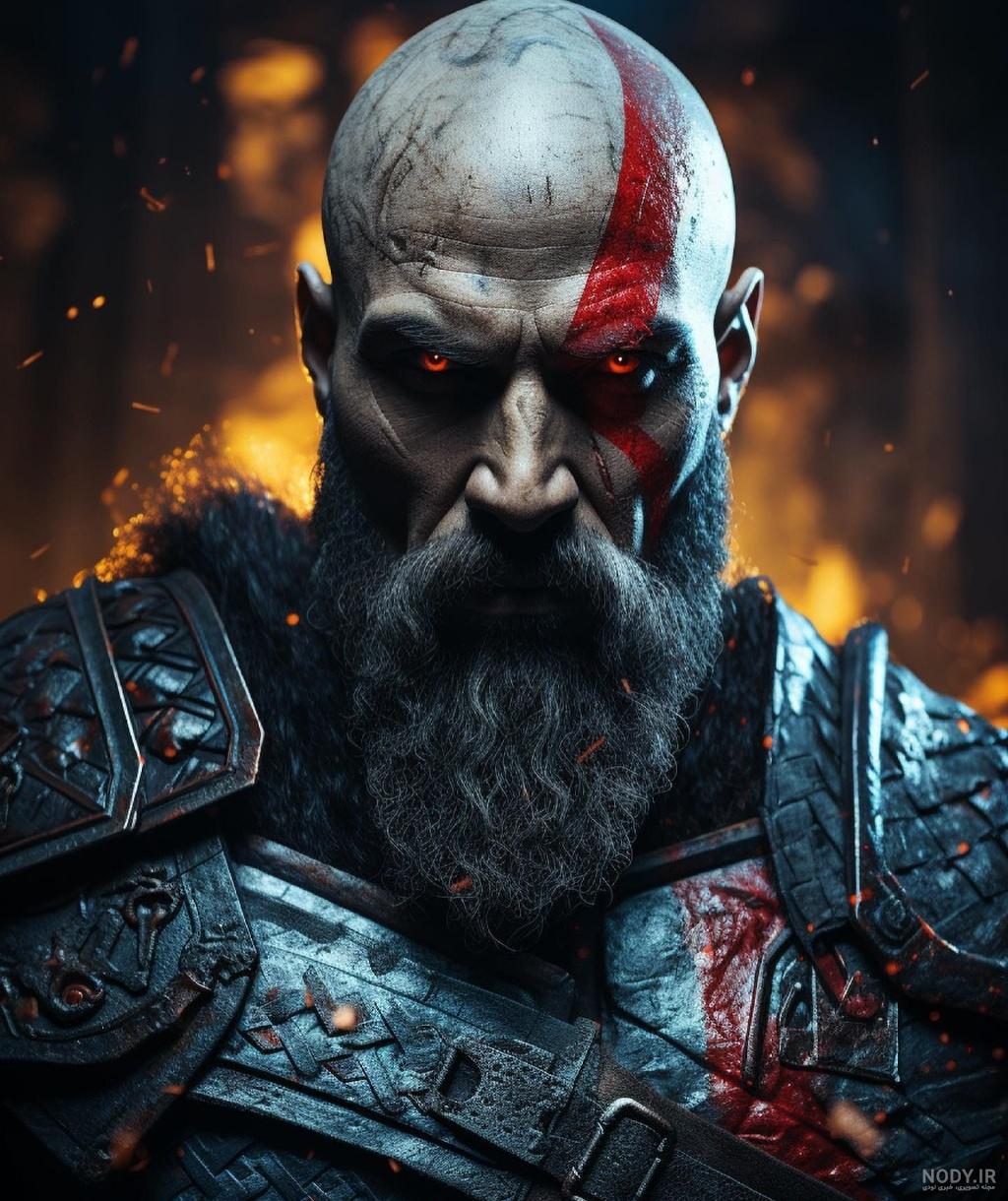 قاب عکس God Of War 2 ( ابعاد 20x30 ) - قاب عکس کریتوس خدای جنگ 2 - هزارتو قاب عکس God Of War 2 ( ابعاد 20x30 ) - قاب عکس کریتوس خدای جنگ 2 - هزارتو