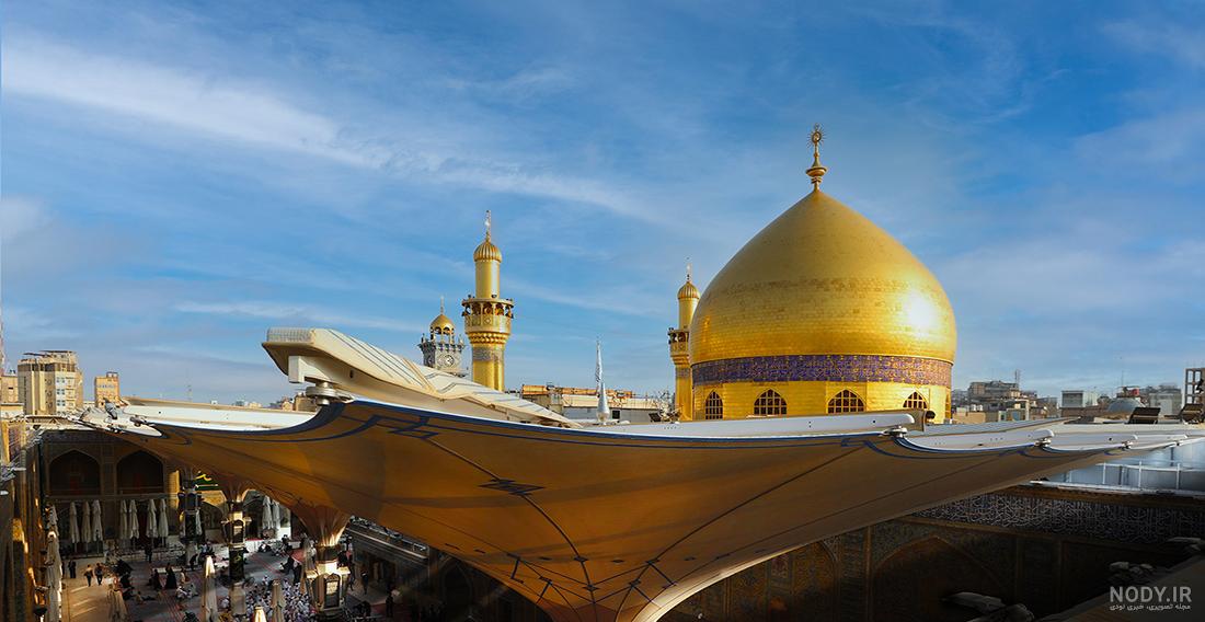 پرچم گنبد حرم مطهر حضرت علی (ع) تعویض شد+ تصاویر | میدل ایست نیوز پرچم گنبد حرم مطهر حضرت علی (ع) تعویض شد+ تصاویر | میدل ایست نیوز