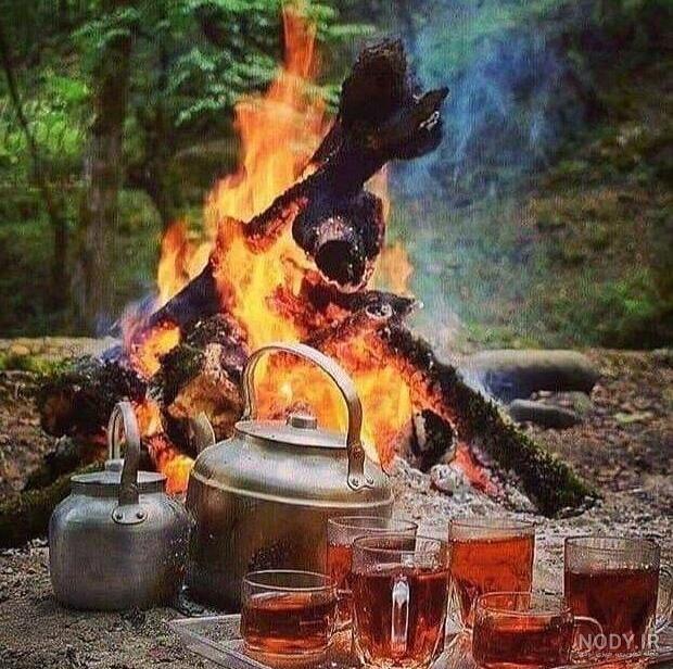 عکس خفن عکس چای در شب