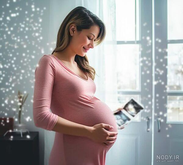 عکس جنین یک ماهه در شکم مادر