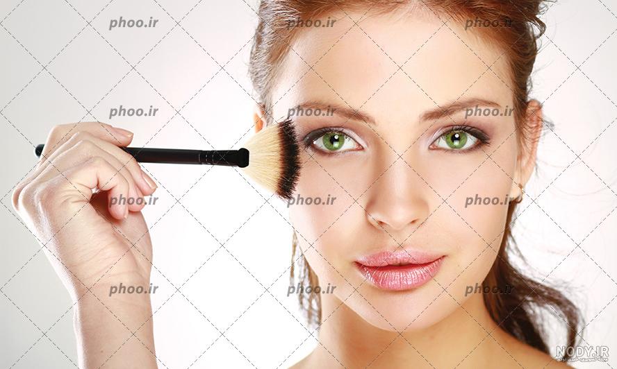 عکس دختر زیبا با چشم های آبی و آرایش و مو های قهوه ای – عکس با کیفیت و تصاویر استوک حرفه ای عکس دختر زیبا با چشم های آبی و آرایش و مو های قهوه ای – عکس با کیفیت و تصاویر استوک حرفه ای