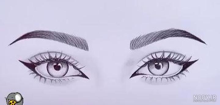 عکس چشم سیاه قلم عکس چشم سیاه قلم