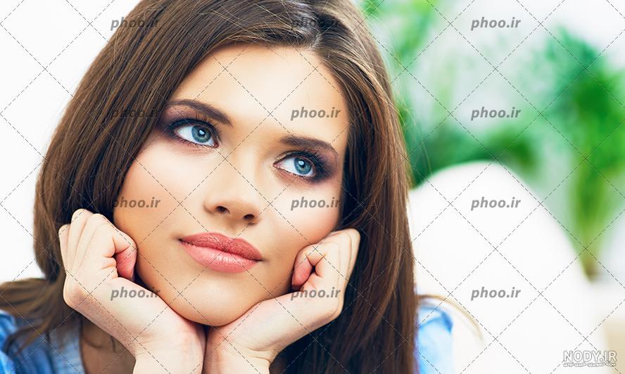عکس چشم قهوه ای تیره دخترانه عکس چشم قهوه ای تیره دخترانه