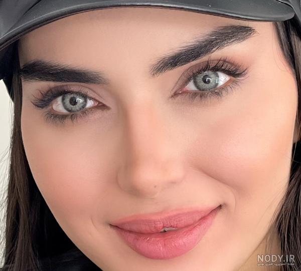 ⭐️ خرید اینترنتی لنز چشم نیو ویژن پرو مدل IG3 3 رنگ طوسی عسلی تیره دور دار  (1403) - فروشگاه دیگسون ⭐️