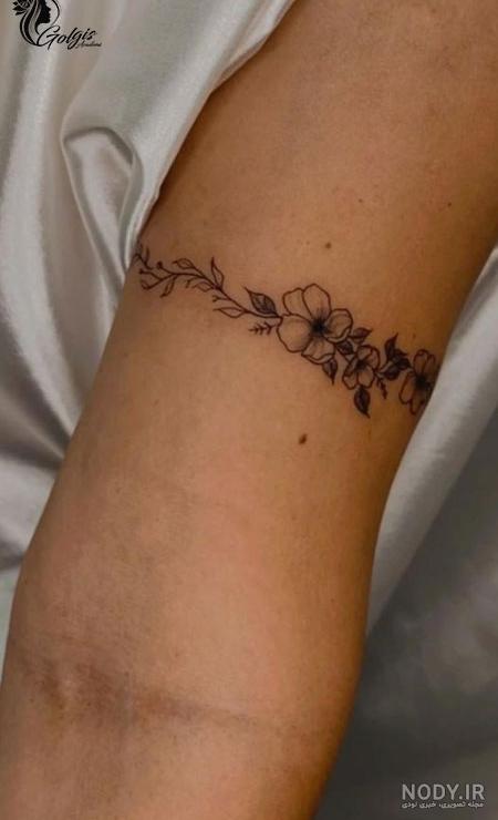 عکس تاتو روی ساعد