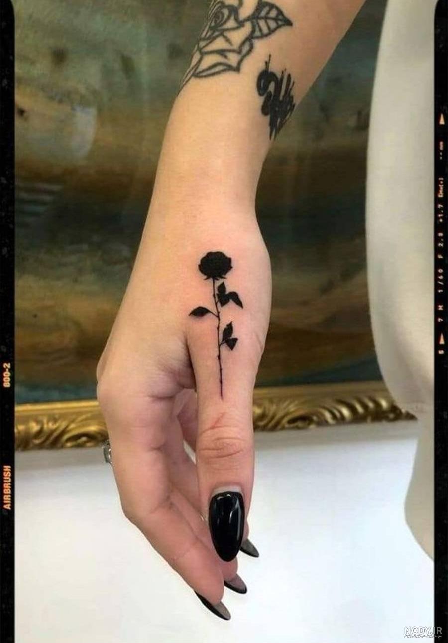 عکس تاتو روی مچ ساعد