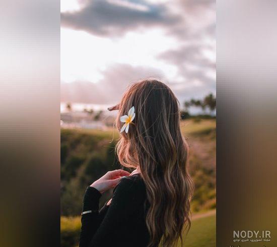 عکس جذاب و لاکچری دختر از پشت سر برای پروفایل تلگرام و اینستاگرام