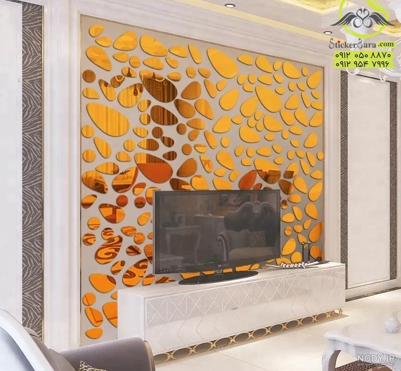 استیکر سرویس بهداشتی توالت فرنگی و سیفون شاخه گل و پروانه Flower and  Butterfly Wallstickers کد h3193 - فروشگاه اینترنتی هيراد