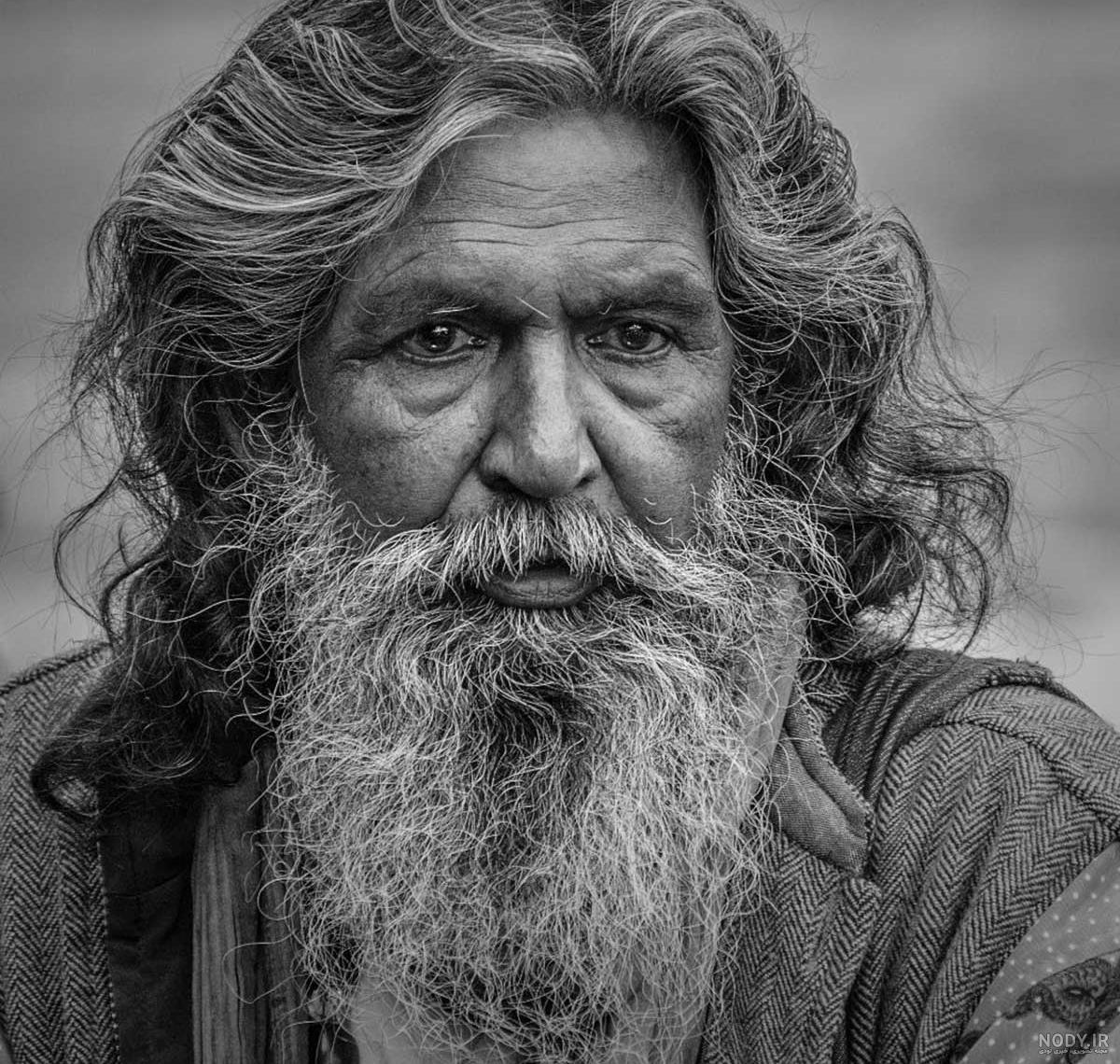 عکس چهره پیر - عکس نودی