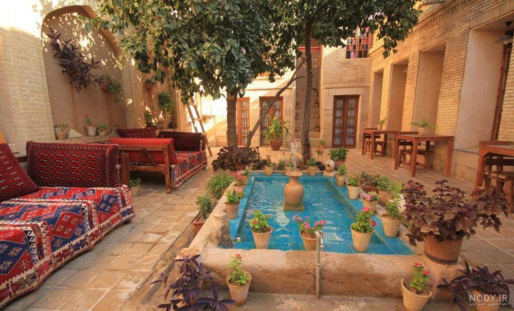 عکس خانه باغ سنتی