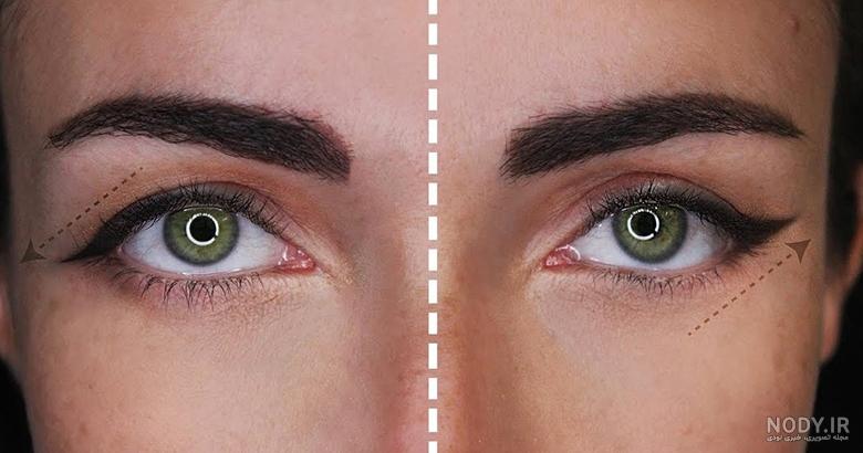 عکس خط چشم چشمهای گرد