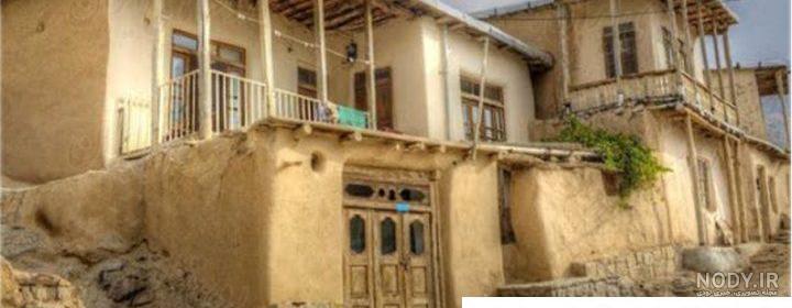 عکس زیباترین و رویایی ترین روستای سرسبز بین کوه های پر درخت
