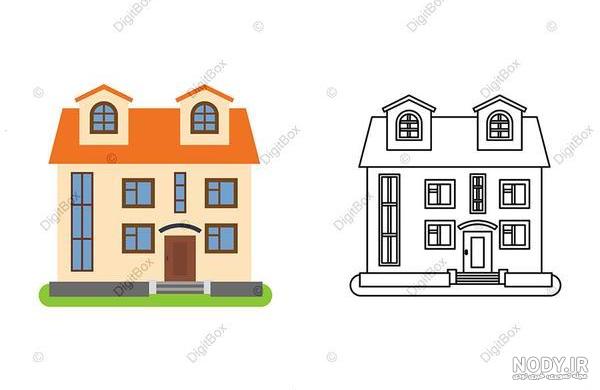نقاشی خانه بسیار آسان - نقاشی خانه زیبا - چگونه نقاشی خانه را بکشیم؟ نقاشی خانه بسیار آسان - نقاشی خانه زیبا - چگونه نقاشی خانه را بکشیم؟
