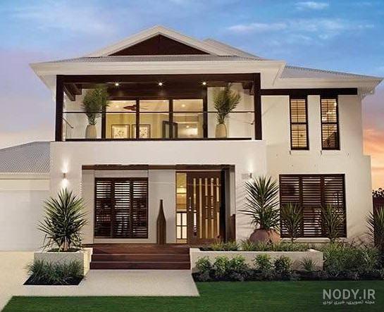 نمای ساختمان دو طبقه - همستان نمای ساختمان دو طبقه - همستان