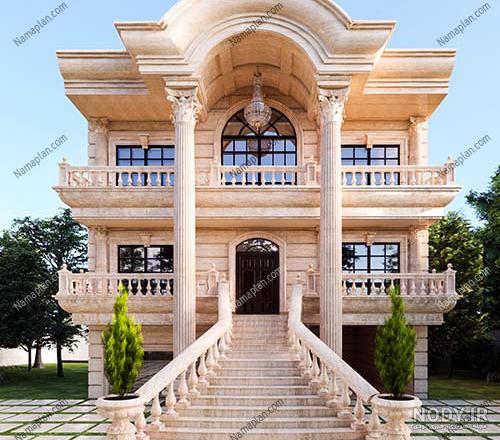 نمای ویلای دوبلکس در شمال ایران » شرکت معماری - طراحی دکوراسیون داخلی |  گروه معماری زانا