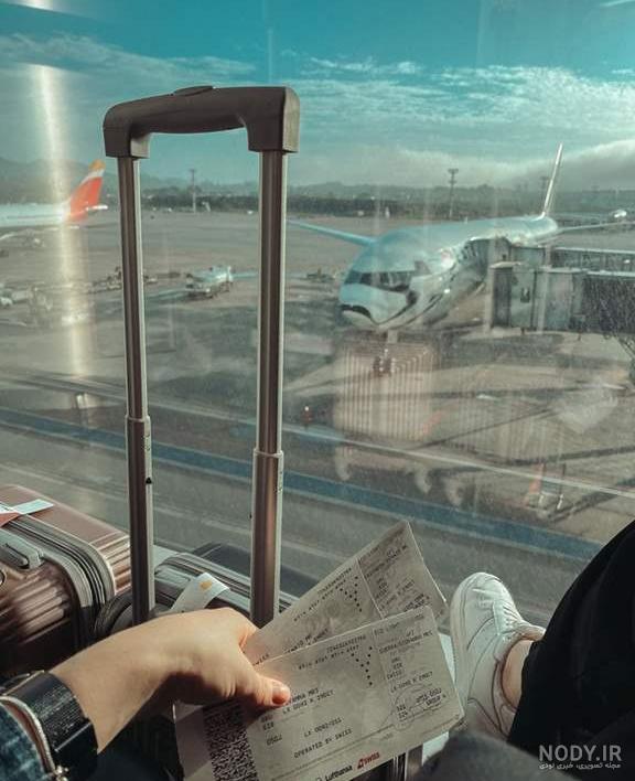 عکس فیک از پنجره هواپیما