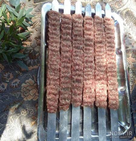 عکس چلو کباب کوبیده