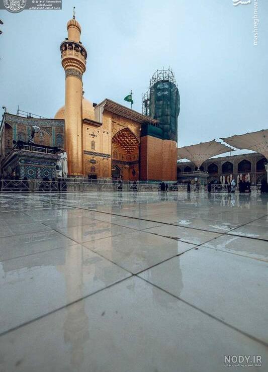 تصویر هوایی از حرم امام رضا علیه السلام - موسسه تحقیقات و نشر معارف  اهل‌البیت علیهم‌السلام