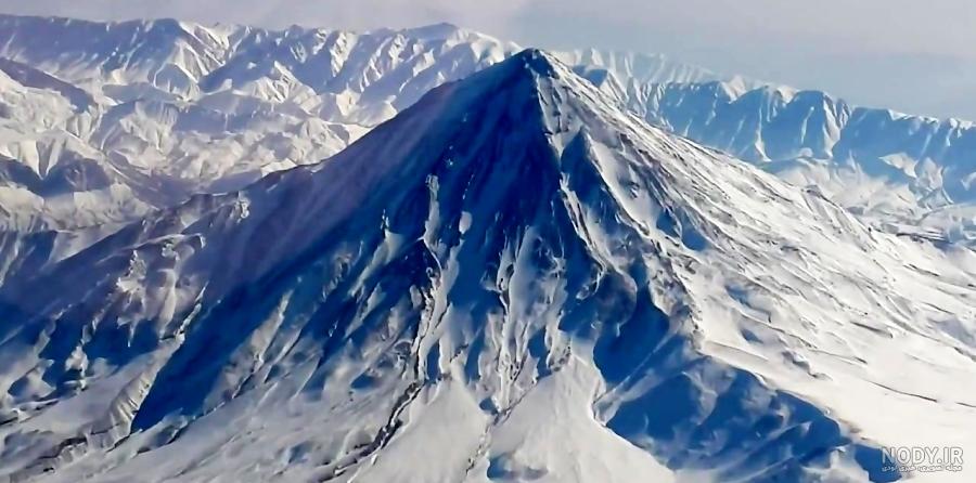 دو عکس ماهواره ای بسیار زیبا از کوه دماوند دو عکس ماهواره ای بسیار زیبا از کوه دماوند
