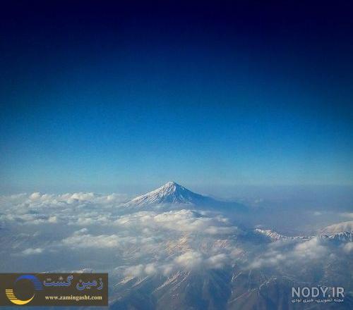 شکار لحظه ناسا از قله‌ی دماوند ایران! +تصویر