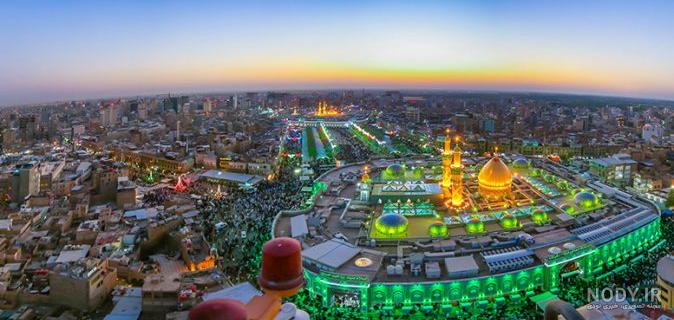عکس با کیفیت تصویر هوایی بین الحرمین